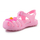 Sandale fëmijësh Crocs Isabela Charm Jr 208445-6S0, materiale Croslite, rozë