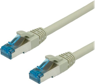 Kabllo patchcord Value Cat6a, S/FTP, LSZH, 15m, e hirtë