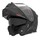 Helmetë modulare motoçiklete Nox N967 Synchro, polikarbonat, ventilim i avancuar, e zezë