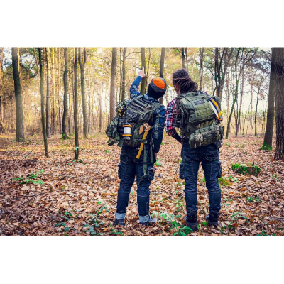 Çantë shpine turistike Neo Tools Neo 40, 40L, poliester 600D, jeshile e errët