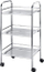 Karrocë banjoje Wenko Bath Organization Chrome, 3 rafte, 75 cm, krom