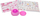Set tatuazhesh që lahen Girl's Creator Color Tattoos, për kalamaj 3+, me gjo për vënie, rozë