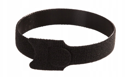 Shirit lidhës Velcro, 5m, 10mm, ngjyrë e zezë