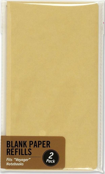 Refill letre Voyager Blank, set 2 copë, faqe të bardha