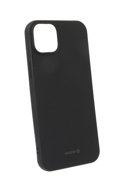 Mbështjellës Swissten Soft Joy për Apple Iphone 15 Plus, e zezë