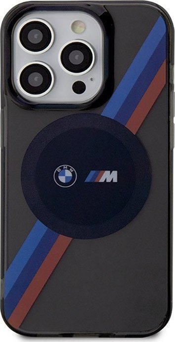 Këllëf telefoni BMW BMHMP14XHDTK për iPhone 14 Pro Max, MagSafe, transparent gri