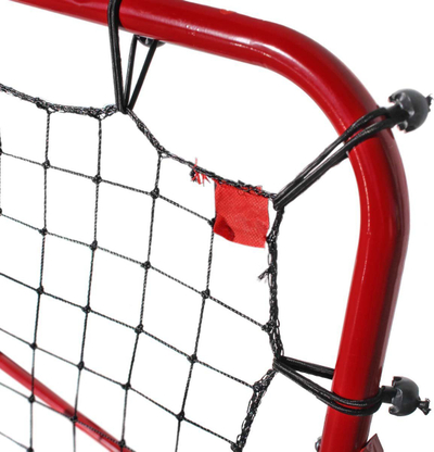 Portë trajnimi Master Rebounder, 100 x 100 cm, me kënd të rregullueshëm, e zezë