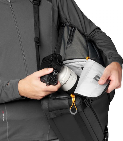 Çantë shpine fotografike Lowepro Fastpack BP 250 AW III, 20.5L, për laptop 15", e zezë