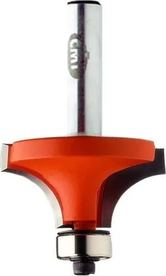 Freza rrethore CMT Orange Tools 738.222.11, D 22.2 mm, R 4.8 mm, portokalli