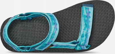 Sandale Teva Original Universal Tie-Dye për gra, me taban të butë, shumëngjyrëshe blu