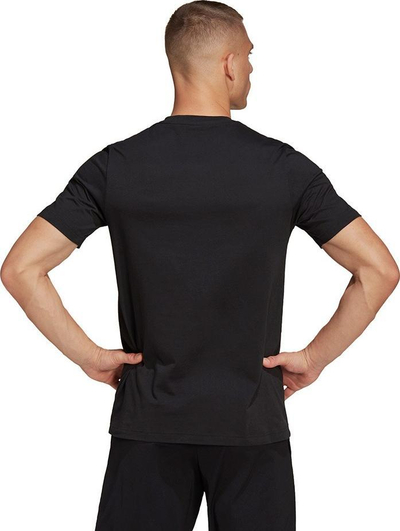 Bluzë adidas Entrada 22 Tee M HC0448, pambuk, për burra, e zezë