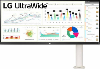 Monitor LG 34WQ68X-W UltraWide, 34\", 2560 x 1080, i bardhë