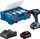 Makine pa kabllo për stërvitje Bosch GSR 18V-55, brushless, set me bateri 18V dhe bita, blu