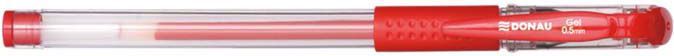 Stilolaps xhel Donau Gel Pen 7342001PL-04, majë 0.7mm, i kuq