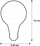 Llambë LED SEGULA Vintage Globe G80, 3.2W, E27, opale, me ndërrim drite