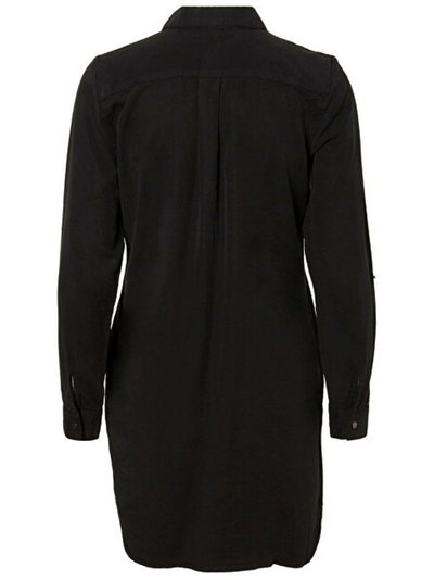 Fustan Vero Moda VMSILLA Loose Fit 10206339 Black