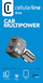 CELLULARLINE CAR CHARGER 2USB 2*12W BLACK