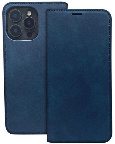Këllëfi iLike Samsung Galaxy A35 5G Smart Suede, i hapshëm, blu i errët