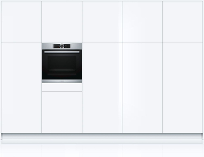 Furrë inkaso Bosch HBG675BS1, 71L, pirolizë, inox e zezë