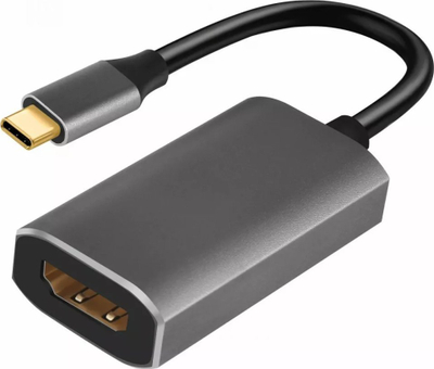 Адаптер USB iBOX IACF4K, USB-C во HDMI, 4K, сив
