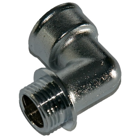 Kolano mosiezne chromowane 90? GWxGZ 1/2" - 11580660