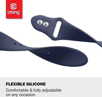 Rrip ore Crong Liquid për Apple Watch 42/44/45/49 mm, silikon i lëngshëm, portokalli