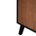 Buffet Kruden HM9446.11, melaminë, 180x40x78.6cm, i zi natyral