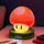 Orë dixhitale alarmi Super Mario Mushroom DgAlrmClk 62, ekran dixhital, si kërpudhë e lojës, me shumë ngjyra