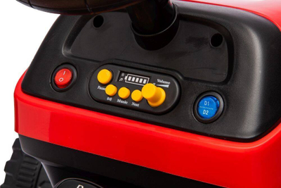 Traktor elektrik për lojë BBH-030, 88x51x35cm, me rimorkio, i kuq