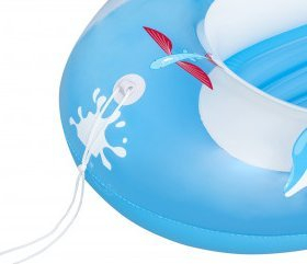 Varkë e fryrë për fëmijë Bestway Dolphin 34037, 102 x 69 cm, blu