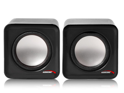 Altoparlantë kompjuterik Audiocore AC870B, USB, 3.5mm Jack, të zinj