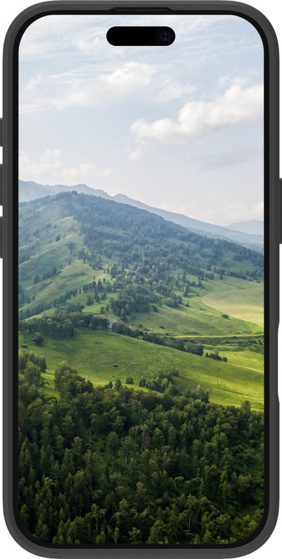 Mbulesë telefoni Dbramante1928 Greenland për iPhone 16 Pro Max, nga plastikë e ricikluar, e zezë night black