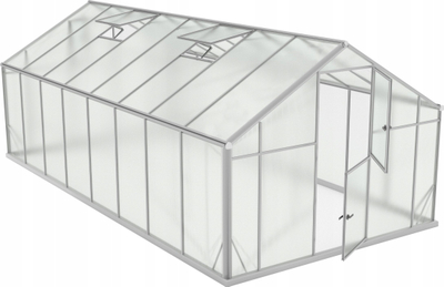 Сера градинарска SANUS XL-16, 5.7x2.9m, поликарбонат 6mm, транспарентна