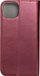 Këllëf magnetik Smart Magneto për iPhone 15 Plus, me mbajtëse, burgundy