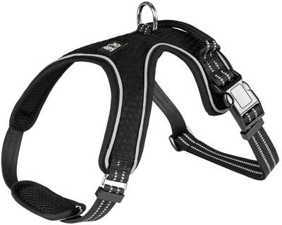 Нагрден дел за гради Barry King XL, рефлектирачки, периметар на врат 66-92 cm, црн