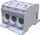 Terminal shine SIMET STB 95-3 SIMBLOCK, për Al Cu, gri