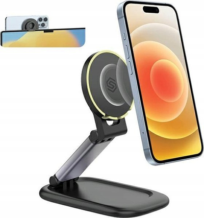 Mbajtësi magnetik për telefon Beline SODI BM310, MagSafe, i palosshëm, i zi