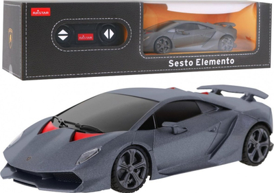 Makina me telekomandë Rastar Lamborghini Sesto Elemento, shkallë 1:24, lodër, gri