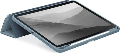 Mbulesë mbrojtëse UNIQ Moven për iPad Air 13" 2024, me mbajtëse, blu Stone