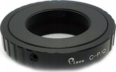 Adapter objektivi Pixco Pentax Q në C mount M25 Tevidon SB6634, metal