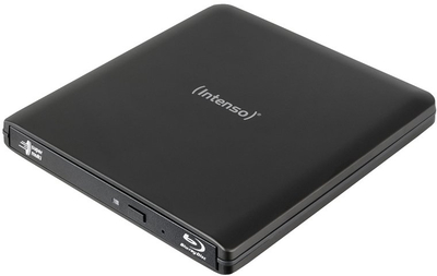 Ripërshtatës i jashtëm Blu ray Intenso EOD 500BD Slim, USB 3.2, me Ashampoo Burning Studio, i zi