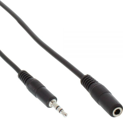 Kabllo InLine (99934A), 3.5mm - 3.5mm, 1.5m, i zi