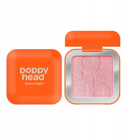 Blush kremoz Poppy Head Bouncelight 02 Bluff, 2 në 1 blush dhe iluminues, 3.1g, rozë