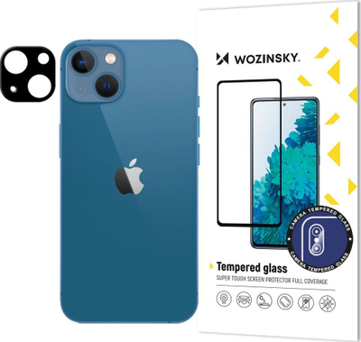 Mbrojtës kamere Wozinsky Full Camera Glass për iPhone 15 Pro Max, xham 9H, 0.2mm, i zi