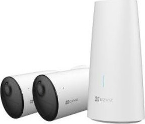 Set kamera sigurie Ezviz HB3, 2K, me bateri, i bardhë