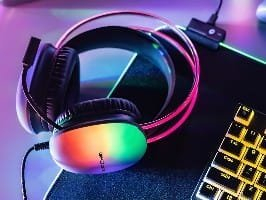 Kufje gaming Tracer GZ X2, RGB LED, mikrofon i lëvizshëm, USB, të zeza