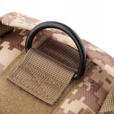 Parzmore për qen Amiplay Tactical XL, set me qafore dhe zinxhir, kafe