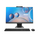 Се-во-едно компјутер ASUS A3402WVAK BA0110, 23.8" FHD, Core 3 100U, 8GB RAM, SSD 512GB, црн