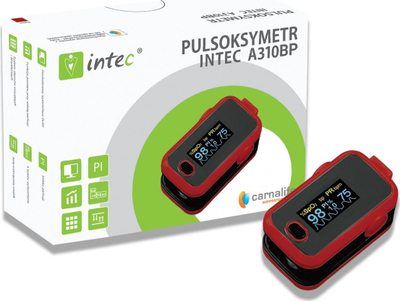 Matës pulsi Intec A310BP, i kuq