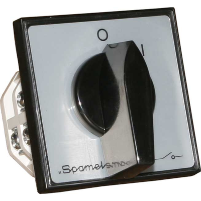Çelës rrotullues Spamel ŁK15-3.8368P03, 15A, 3 pole, gri e zezë